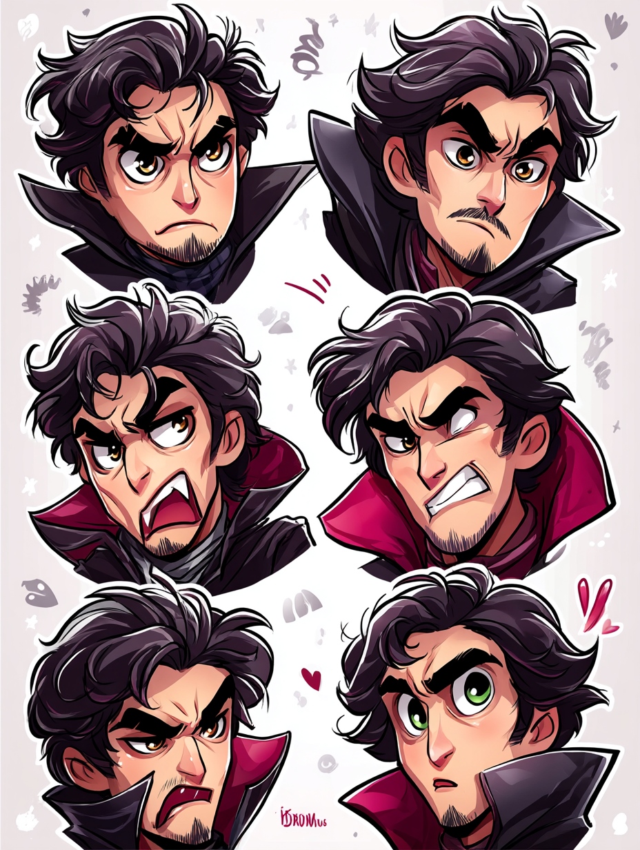 Dorian Von Drák Stickers