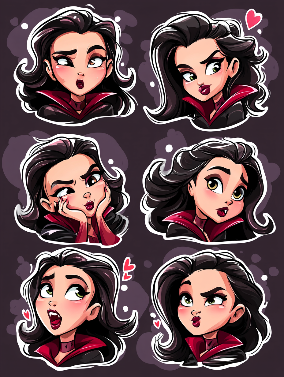 Amara Von Drák Stickers